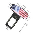 thumbnail image 2 of Car Seat Belt Clip Buckle, Shoulder Belt Cover Pads Clips for Auto Shoulder Strap Seat Covers Harness Pads, 2 of 8
