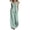 Mint Green#women vacation two piece set, variant on Moxiu Summer Sets for Women Dressy Casual Pleated V Neck Tops Wide Leg Pants Set Matching Travel Lounge Outfit Resort Wear Gray,S