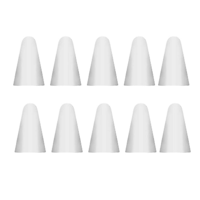 10 Pieces Nib Caps Professional Scratch Resistant Mute Capacitance Pen Tip Case Cover High Sensitivity Easy Installment Tablet Transparent