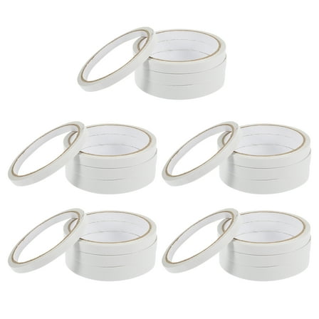 20 Rolls Multipurpose Tapes Useful Sticky Carpet Seam Single Side Double-sided Repair Office White