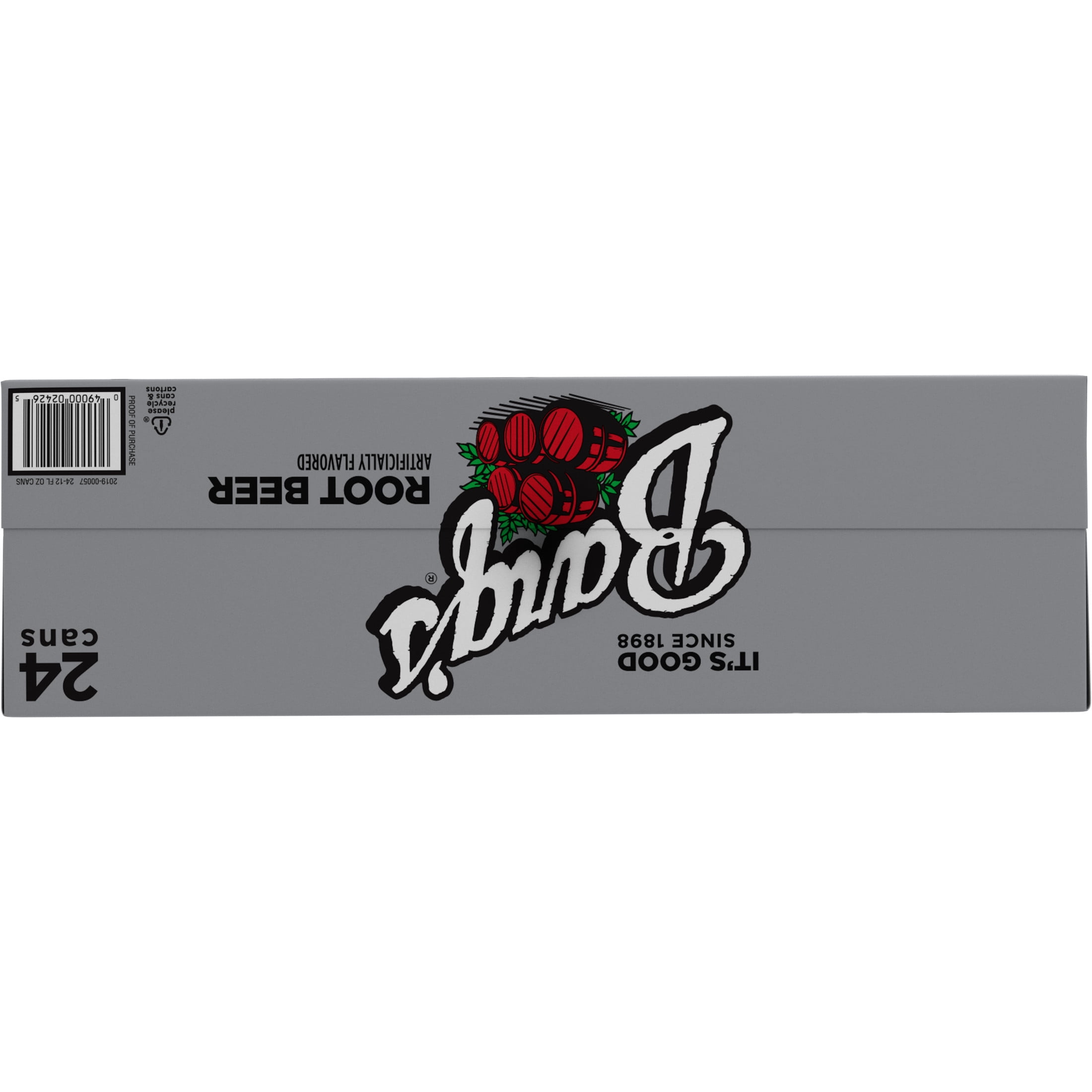 Barq's Root Beer Soda Pop Cans, 12 fl oz, 24 Pack