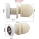 thumbnail image 2 of Rodillos para puertas de ducha, 12 piezas de latón para puertas corredizas de ducha, para rodillos para puertas corredizas de vidrio de repuesto (23 mm) TUNC Sencillez, 2 of 5