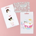 thumbnail image 3 of Bathroom Die Cuts and Lovely Woman Embossing Template Bathtub Carbon Steel Die Set for Scrapbooking Card DIY Craft Platinum, 3 of 8