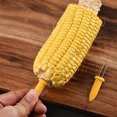 thumbnail image 6 of Barbecue Fork! Fdelink 30X Corn Forks, 30 X Stainless Steel Corn Cob Holder Impale the Pins on the Holder to Each Side of Corn Cob's Ears and Hold Onto the Handles of the Corn Holders for Eating, 6 of 8
