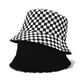 thumbnail image 3 of XYIYI Lindo sombrero de cubo para playa, sombreros de pescador para mujer, reversible de doble cara, 3 of 5