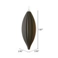 thumbnail image 3 of Vickerman M183217M 8 in. Black Matte Line Finial Ornament  4 per Bag, 3 of 3