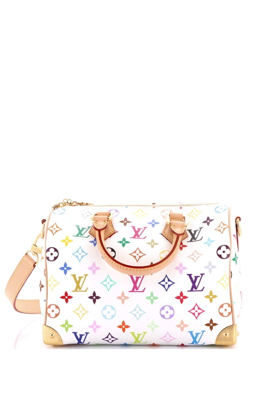 Pre-Owned x Takashi Murakami Speedy Soft Bandouliere Bag Monogram Multicolor 25 By Rebag