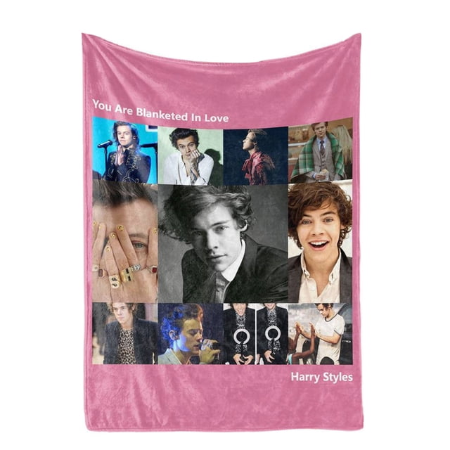 Manta de poliéster con estampado, suave y transpirable, para decoración del hogar, sofá cama, sala de estar, 80 x 100 cm/31,50 x 39,37 pulgadas