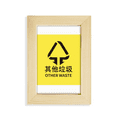 thumbnail image 1 of Autres Déchets Classifier Signe Timbre Bureau Affichage Photo Cadre Image Art Peinture 5 X 7 Pouces, 1 of 3