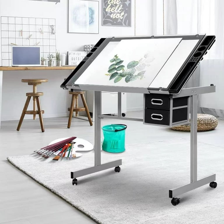 Adjustable artist desk discount