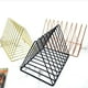 thumbnail image 4 of Organizador de archivos con rejilla de alambre triangular para revistas, organizador de discos y álbumes, funcionalidad de alta precisión, 4 of 7