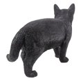 thumbnail image 3 of Statue d'Animal de Décoration de Jardin Chat Noir Marchant Regardant à Gauche Statue, 3 of 5