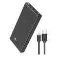 thumbnail image 1 of Power Bank Batería Portátil 10000mah Con 3 Puertos Usb Y Pantalla Led Xtellar negro, 1 of 4