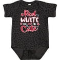 thumbnail image 3 of Inktastic 4th of July Red White and Cute with Arrow and Stars Boys or Girls Baby Bodysuit, 3 of 5