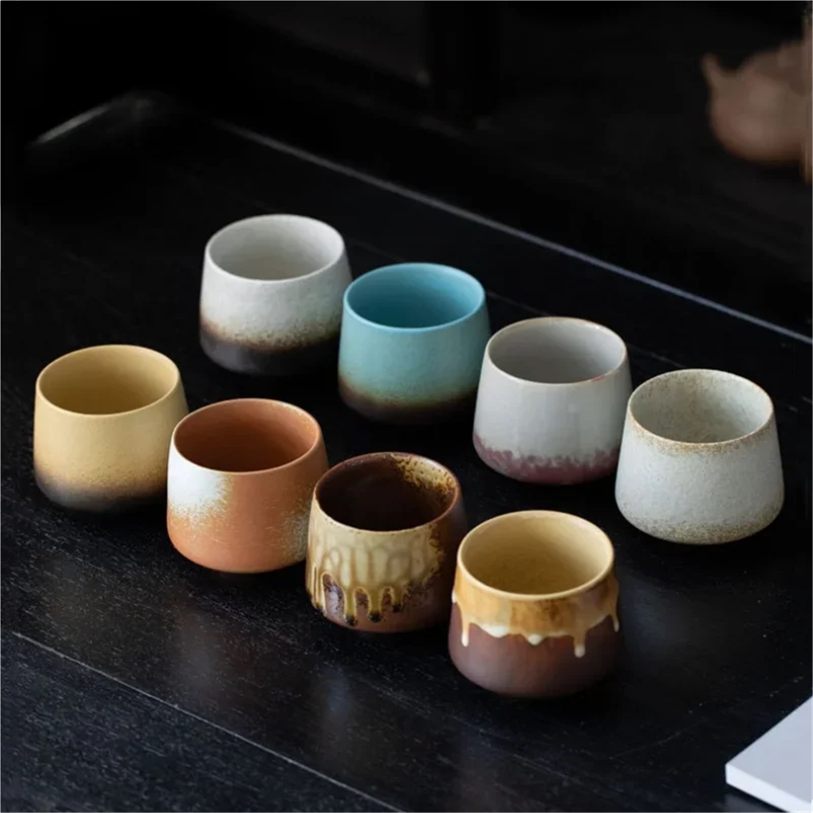 Espresso cup 200ML Retro Ceramic Cup Coarse Pottery Coffee Mug Household Office Afternoon Tea Cups Wine Mug Water Mugs