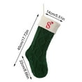 thumbnail image 2 of Christmas Stockings with Initials,Embroidered Monogram Knitted Christmas Stocking,18'' Xmas Stockings Gifts Set for Family Christmas Decoration, 2 of 6
