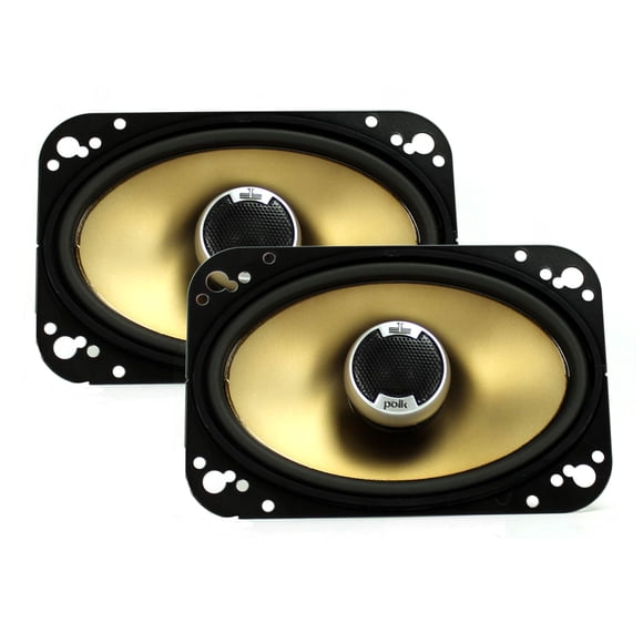 2) Polk Audio DB461 4x6" 135W 2-Way Car/Marine Coax 4 x 6 Speakers Stereo