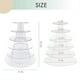 thumbnail image 2 of 6 Tier Round Plastic Macaron Tower Stand Macarons Holder Macaroon Cake Tower Display Stand For Dessert Display, 2 of 5