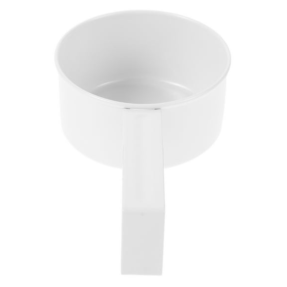 ADDHAT Sturdy White Laundry Powder Scoop with Hanging Hook Suitable for Granular Kitchen Items