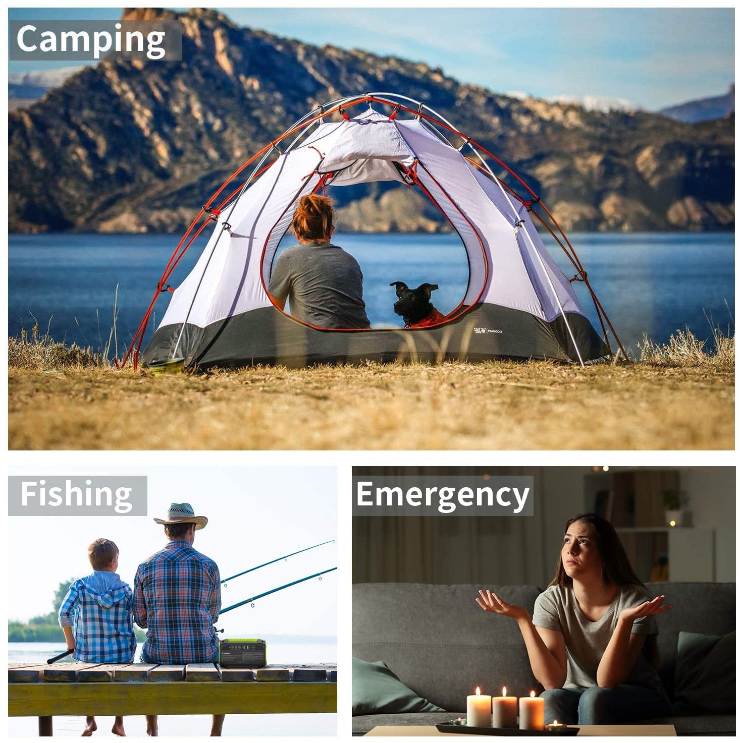 3 DC Ports 2 USB Outputs for Home Emergency Camping CPAP Outdoors AIPER Portable Power Station 167Wh 45000mAh Solar Generator Lithium Battery Backup Power Supply with Dual 110V AC Outlet