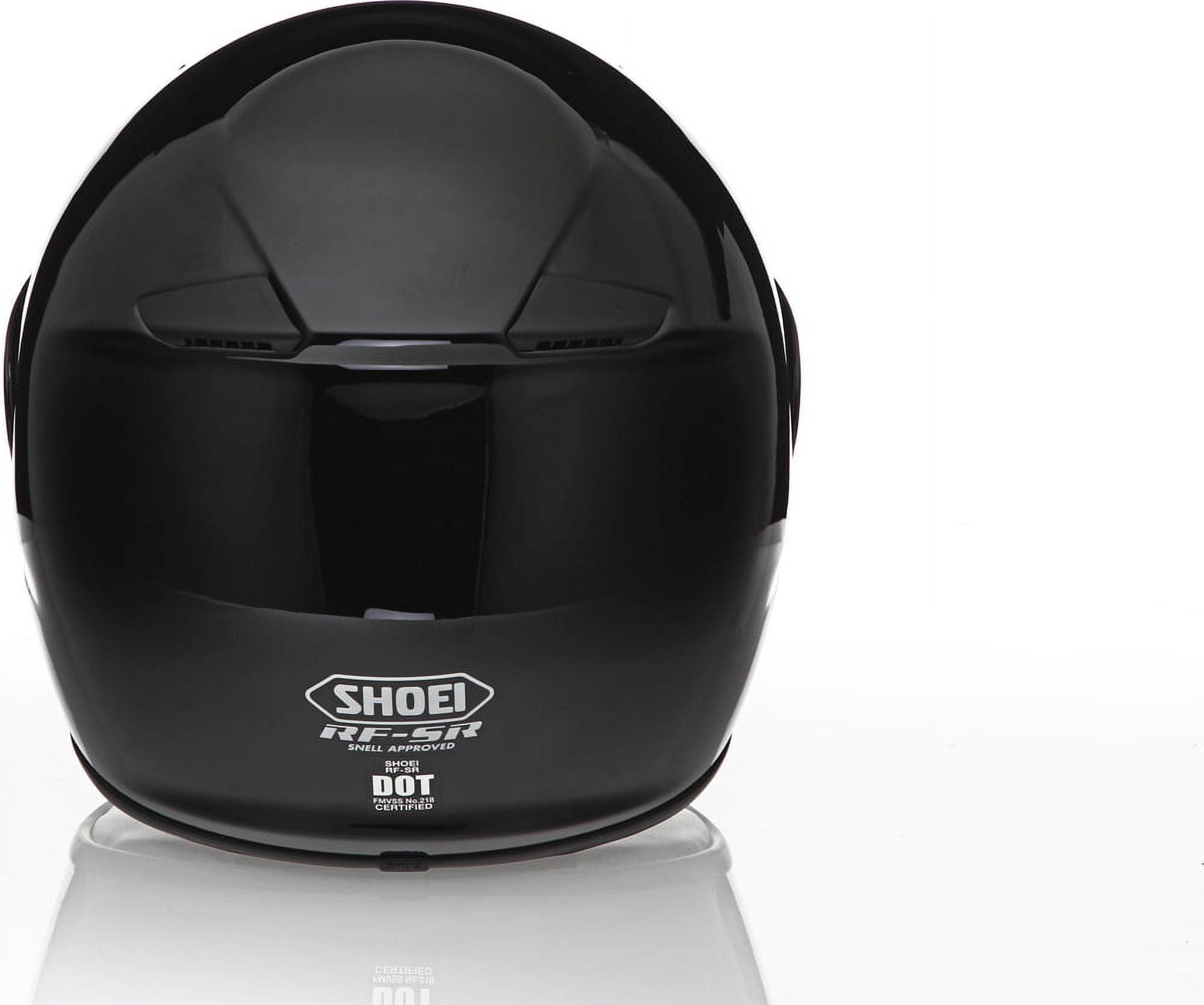 matte black full face shoei rf sr helmet RF-1400 - - Size Small Equipped with many of SHOEIs top features while keeping functionality efficient and to the point Shoei RF-SR Full Face Helmet,