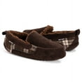 thumbnail image 5 of MUK LUKS Men's Emmett Moccasin Slippers - Dark Brown, 10, 5 of 9
