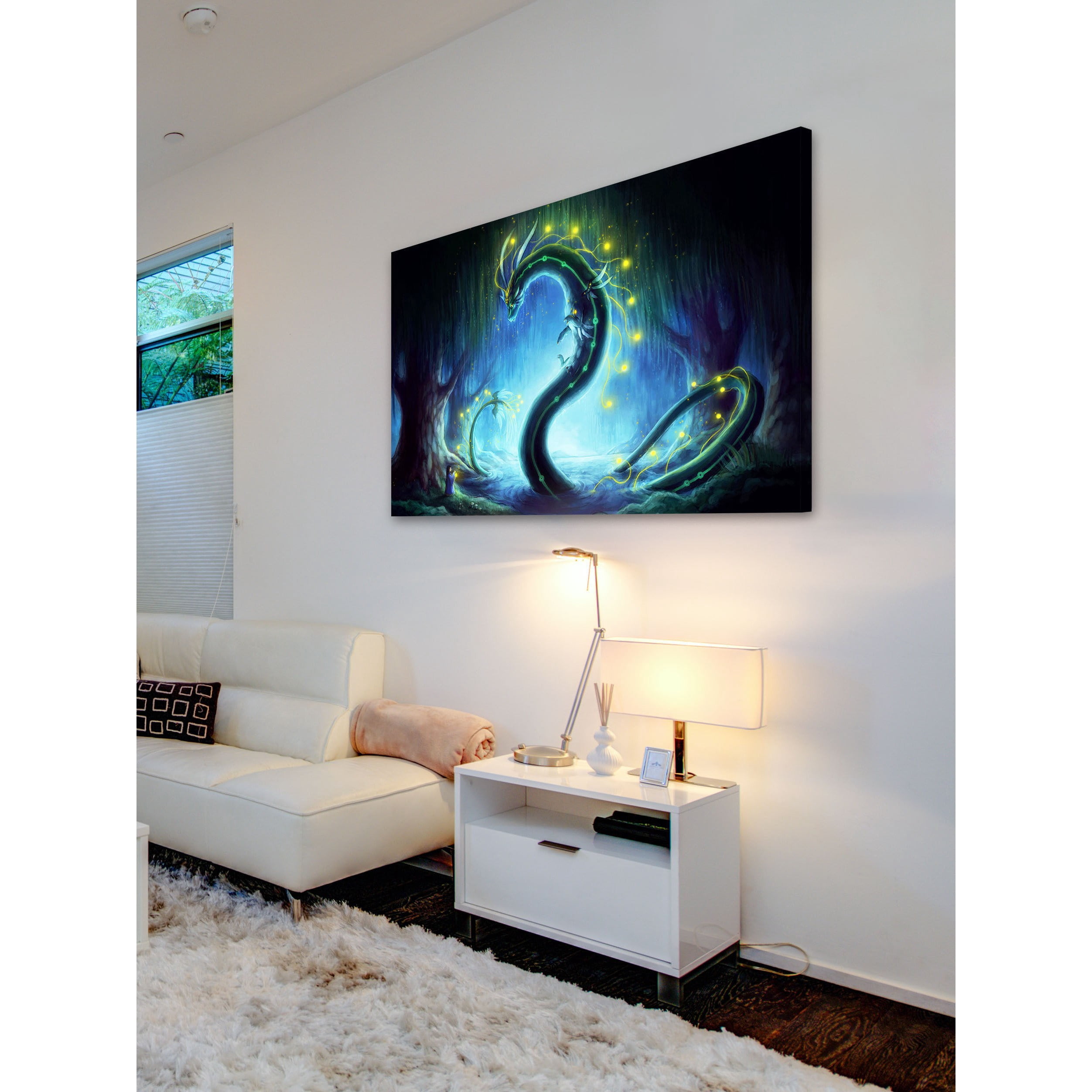 "Godly Visit" Painting Print on Canvas