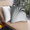 thumbnail image 1 of Ahgly Company Abstract Textures Coussin Extérieur, 18 Pouces par 18 Pouces, 1 of 6