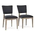 thumbnail image 3 of Pemberly Row Set of 5 48" Pine Wood Square Dining Table & Upholstered Chairs, 3 of 14