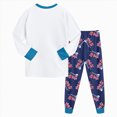 thumbnail image 5 of masbird Boys Girls Pajamas 2Piece Toddler Kids Pjs Sets Cotton Toddler Clothes Fall Winter Sleepwears 6-12 Months 12-24 Months 2t 3t 4t 5t 6t 7t 8t 9t Children(White,7-8 Y), 5 of 6