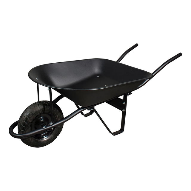 Carretilla Negra 4ft Llanta Neumática De Uso Industrial Foy FOY CAF402
