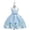 Blue, variant on RTKFRFLM Toddler Girls Sleeveless Party Dress Wedding Flower Girl Dress