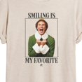 thumbnail image 3 of ELF - Christmas Smile - Women's Oversized T-Shirt, 3 of 5
