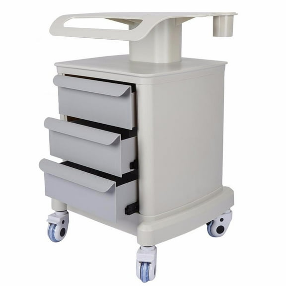 INTSUPERMAI Mobile Trolley Storage Cart Beauty Salon Trolley Stand for Ultrasound Imaging System Scanner Beauty Dental Device