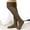 Coffee, variant on Dyfzdhu Womens Knee High Socks Solid Color Knitted Adjusted Calf Super Soft Thick Thermal Non See Through Leg Thermaler