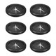 thumbnail image 1 of Uxcell 6-Pack Grommets de Goma para Cableado Grommet de Agujero de Escritorio en Forma de Pétalo de 70 mm, 1 of 1