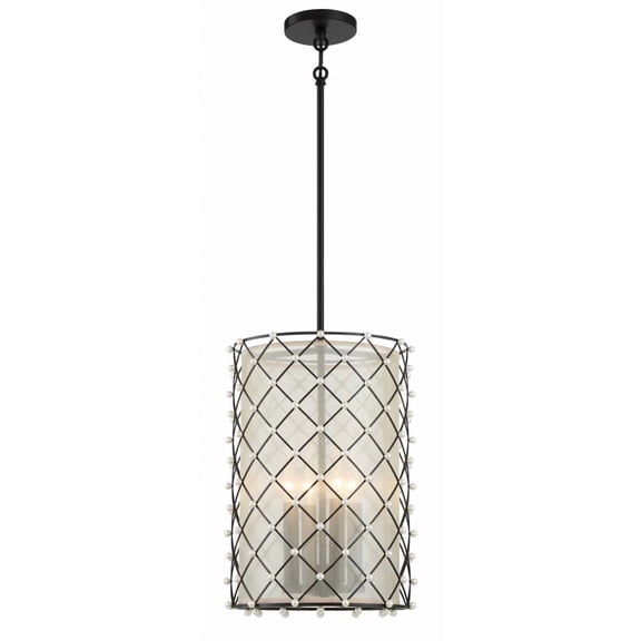 Minka Lavery - Sheer Elegance - 4 Light Pendant-17 .75 Inches Tall and 12.75