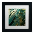 thumbnail image 2 of Trademark Fine Art "Feather Glitter" Canvas Art by Color Bakery, White Matte, Black Frame, 2 of 4