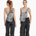 thumbnail image 6 of Crossbody Sling Bag Bohemian Tribal Hiking Sling Backpack Backpack Purse for Men Women, 6 of 6