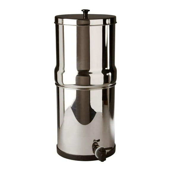 Doulton British Berkefeld W9361132 2.25 Gallon Countertop Water Filter System Includes 2X Ultra Fluoride Reduction Ceramic Filters