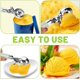 thumbnail image 4 of Cuchara para helado NQ de acero inoxidable con eyector, 4 of 5