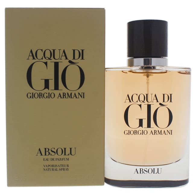 giorgio armani acqua di gio absolu men's cologne eau de parfum sample card new
