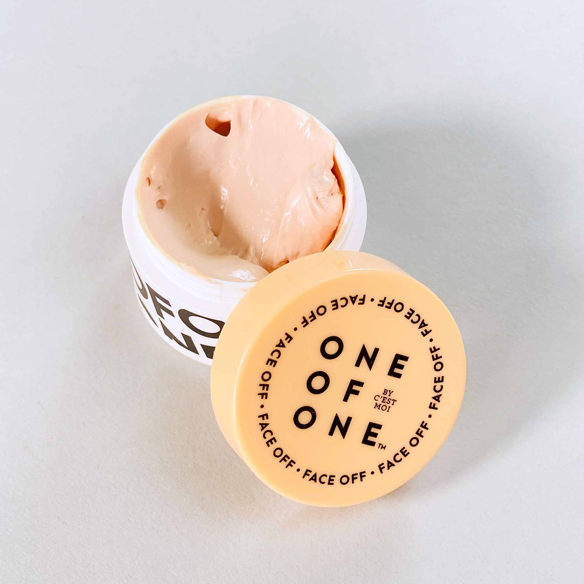 One of One by C'est Moi Face Off Exfoliating Clay Mask with Lactic Acid, 0.67 oz