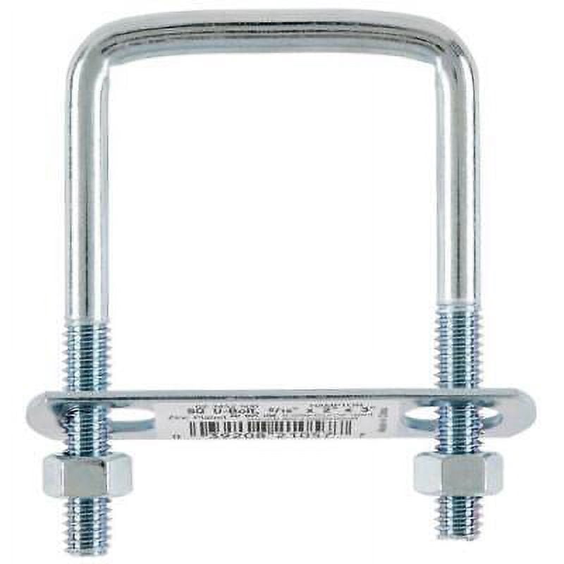 1 pc Hampton 5/16 in. x 2 in. W x 3 in. L Coarse Zinc-Plated Steel Square Bend U Bolt (Pack of 10)
