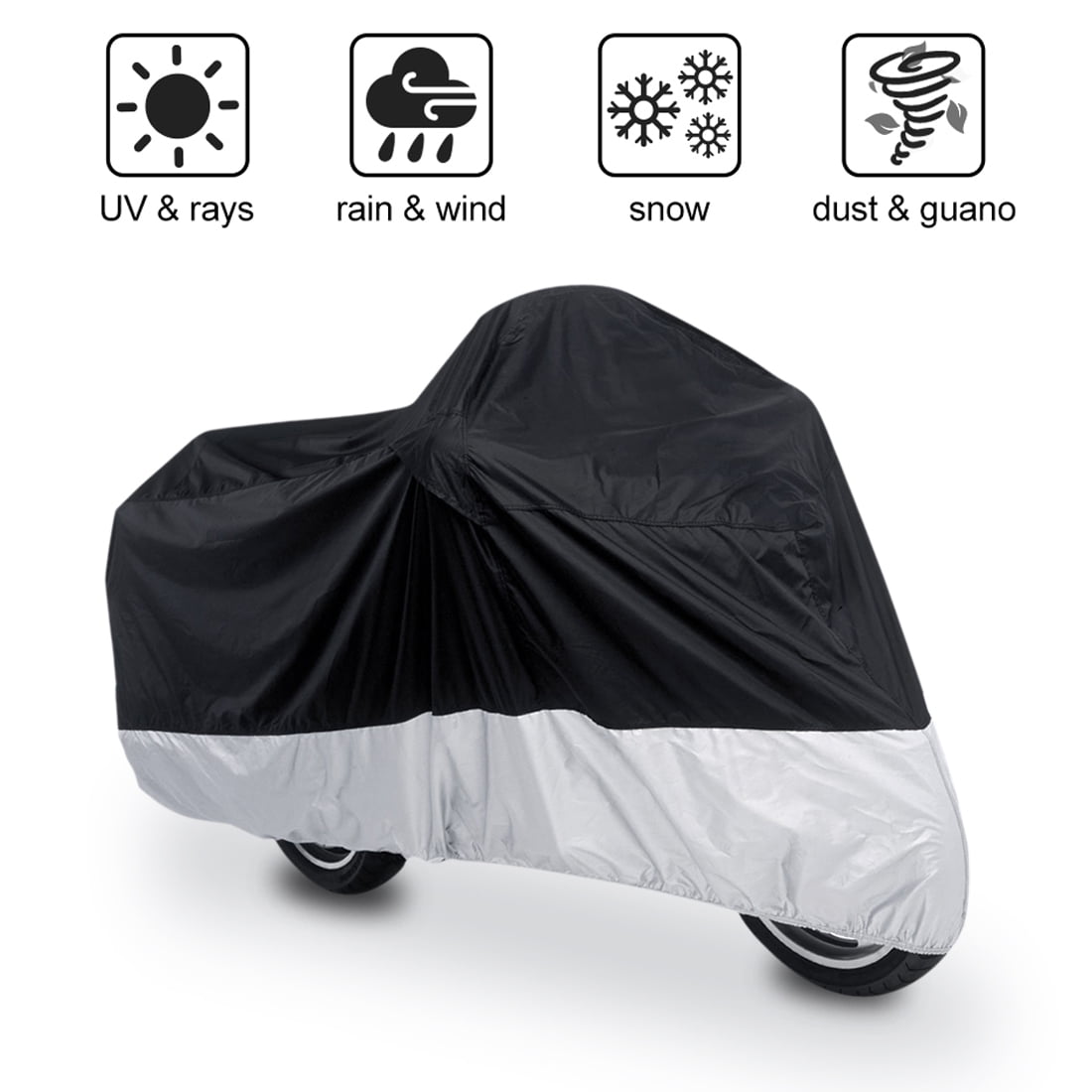 Motorcycle Cover Moped All Weather Protection Standard Street Scooter US Stock 