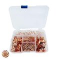 thumbnail image 4 of Rose Gold Push Pins Map Thumbtack Paper Clips Ticket Holder Binder Clips Set Con Caja De Plástico Para Mapa Photo Ticket Paper Office School Home Vogacara EL011636-00, 4 of 6