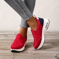 thumbnail image 1 of Las mujeres se deslizan en los zapatos deportivos casuales transpirables Zapatos de malla casuales Zapatillas de deporte Wmkox8yii ahfdhkah923, 1 of 8