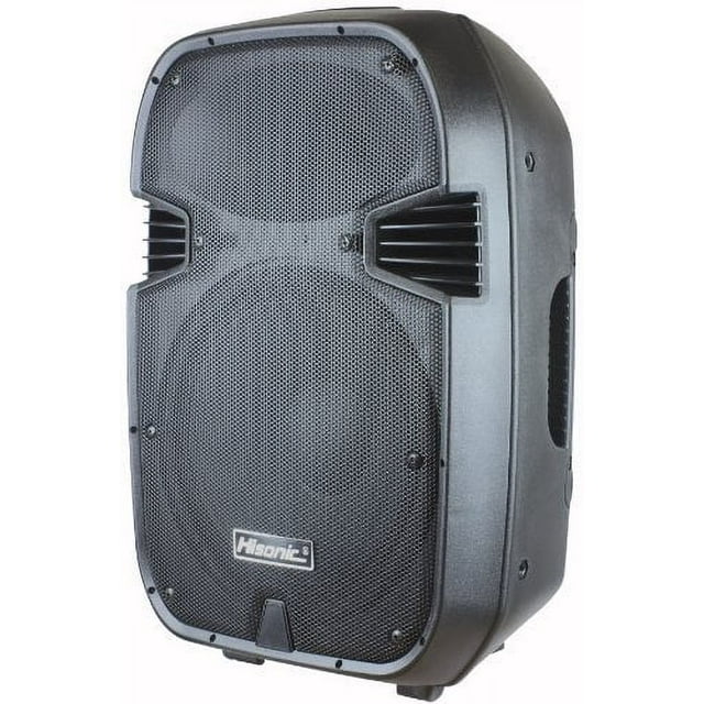 Hisonic LK1652 Haut-Parleur Bidirectionnel de 300 Watts Alimenté par PA avec USB, Interface SD et Télécommande