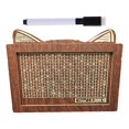 thumbnail image 4 of Hucha de madera, hucha de madera con contador, hucha retro para dinero Euro 2000, 4 of 9