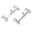 thumbnail image 2 of RC Tie Rod Axle Mount Adapter, DIY RC Tie Rod Linkage Axle Fixed  High Performance 2pcs Aluminum Alloy  For 1/12 RC Crawler Silver,Black, 2 of 8